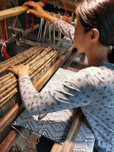 LIMITED EDITION Rips Cushion – Brown/Blush Stripes