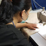 Small Hmong Cross-stitch Cushion- Natural