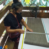 Hmong Cushion- Mustard