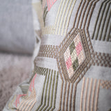 Climbing Monkey Cushion and Cashmere Throw Set