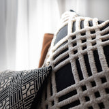 Chenille, Small Diamond Cushions and Cashmere Throw Set