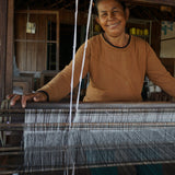 Pech Small Cushion- <br>Burnt Sienna/Natural White