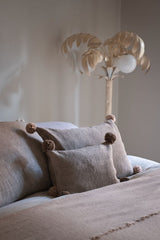 Small Rips Cushion – Taupe