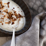 Sativa Tie-dye napkin- Taupe/Ebony