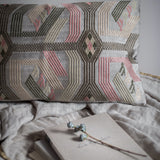 Climbing Monkey Cushion and Cashmere Throw Set