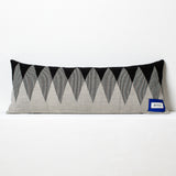 Pech Sofa Lumbar Cushion- <br>Black/Natural White