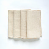 Sativa Napkins- Natural Hemp <BR> SET OF 4
