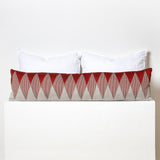 Pech Bed Lumbar Cushion-<br> Burnt Sienna/Natural White