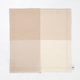 Vedic Napkin - Natural/Beige big check set of 4