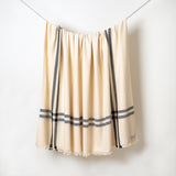 Vedic Blanket - Natural/Black