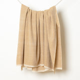 Chyangra Cashmere Throw- Mustard