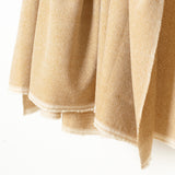 Chyangra Cashmere Throw- Mustard