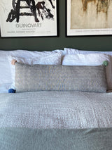 Cashmere/Wool Throw- Moss Green