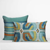 Climbing Monkey Cushion Set – Petrol