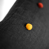 Large PomPom Cushion – Black