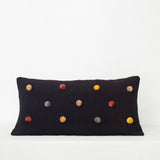 Small PomPom Cushion – Black
