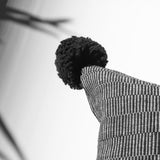 Small Rips Cushion – Black