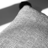 Small Rips Cushion – Black