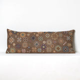 Hmong Cross-stitch Cushion- Taupe