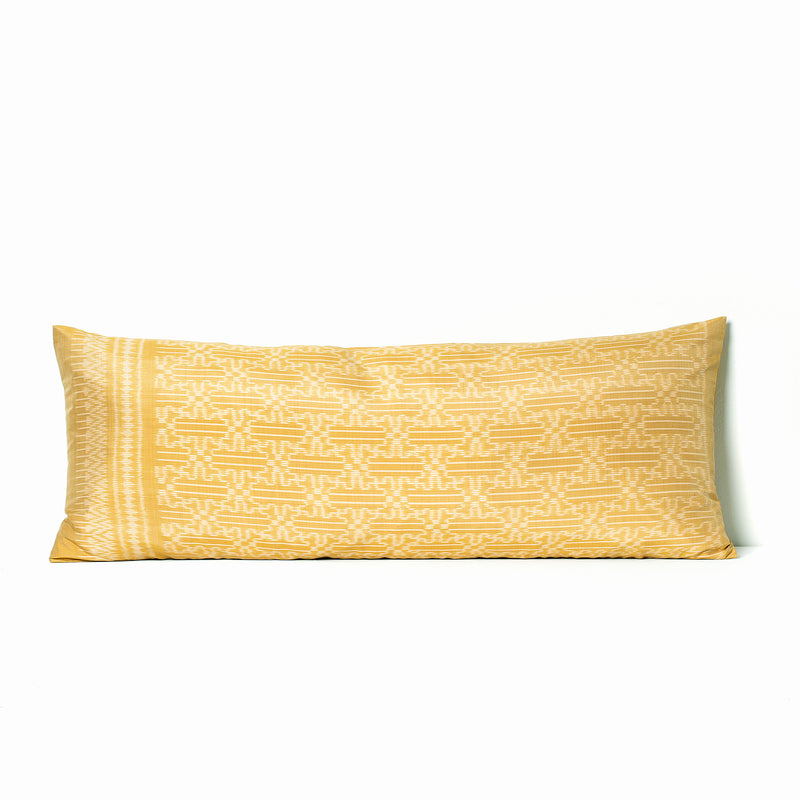 CAPSULE COLLECTION- Mudmee Silk Cushion- Butter