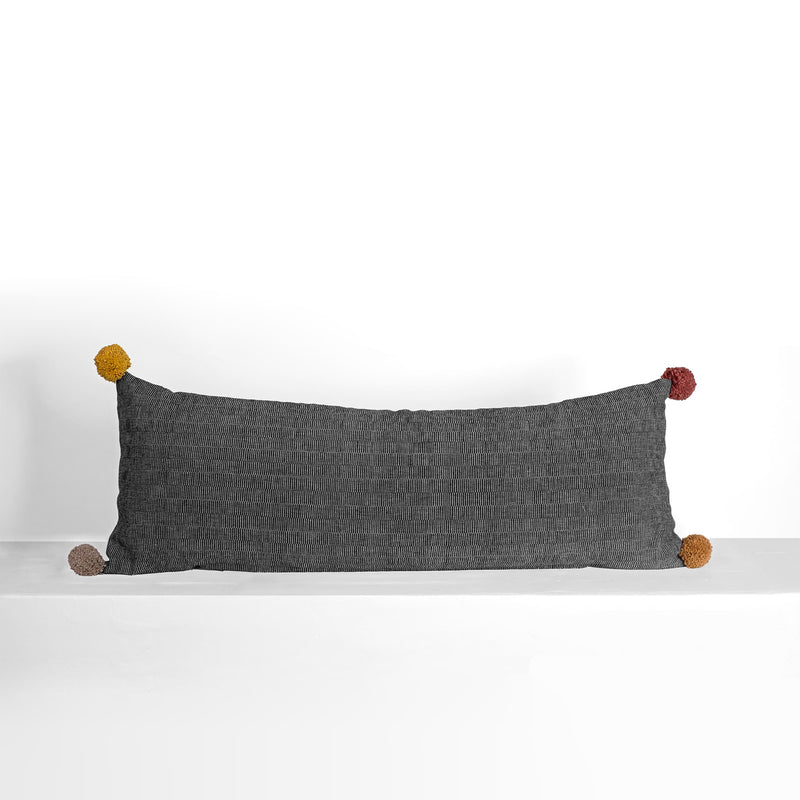 Rips Sofa Lumbar Cushion – Black